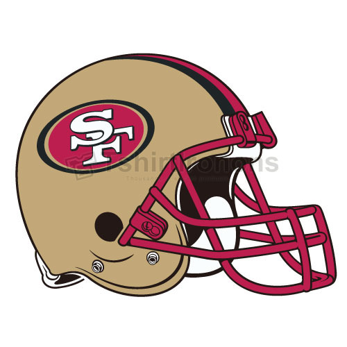 San Francisco 49ers T-shirts Iron On Transfers N748 - Click Image to Close